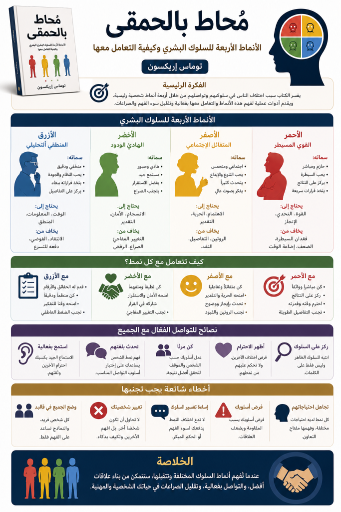 ملخص كتاب محاط بالحمقى