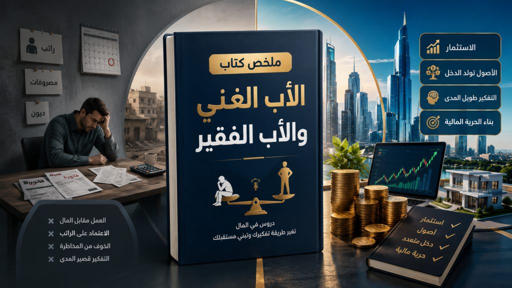 ملخص كتاب الأب الغني والأب الفقير