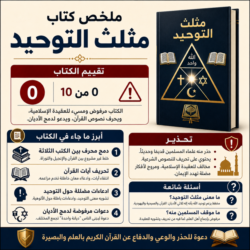 ملخص كتاب مثلث التوحيد